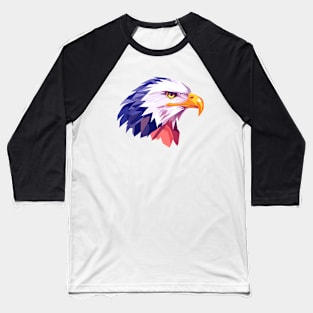 Eagle Bird Animal Freedom World Wildlife Wonder Vector Graphic Baseball T-Shirt